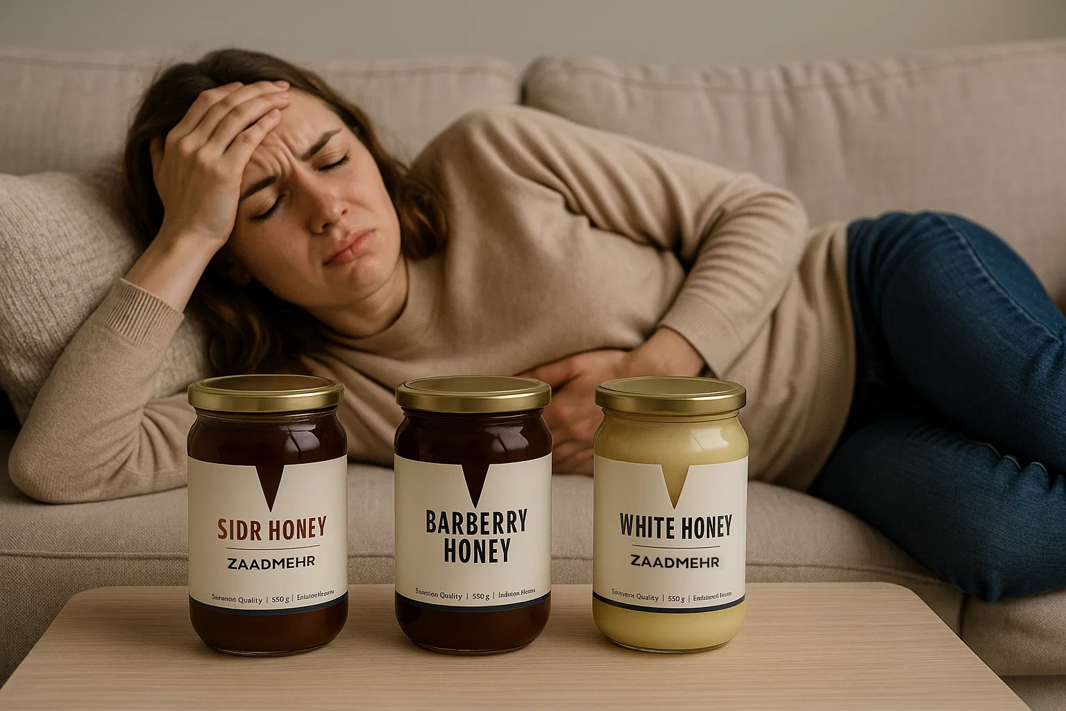 ارتباط رنگ عسل با درمان مشکلات و درد معده