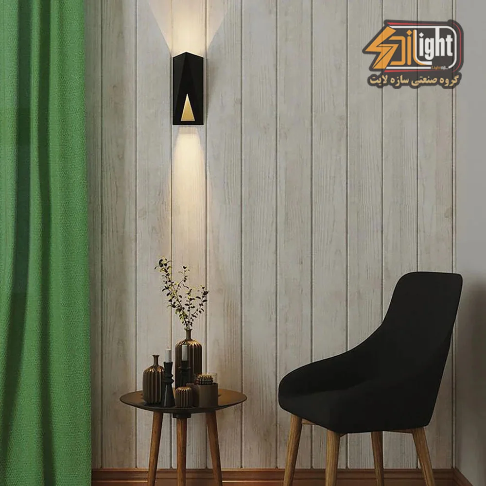 چراغ دیواری دکوراتیو سازه لایت
