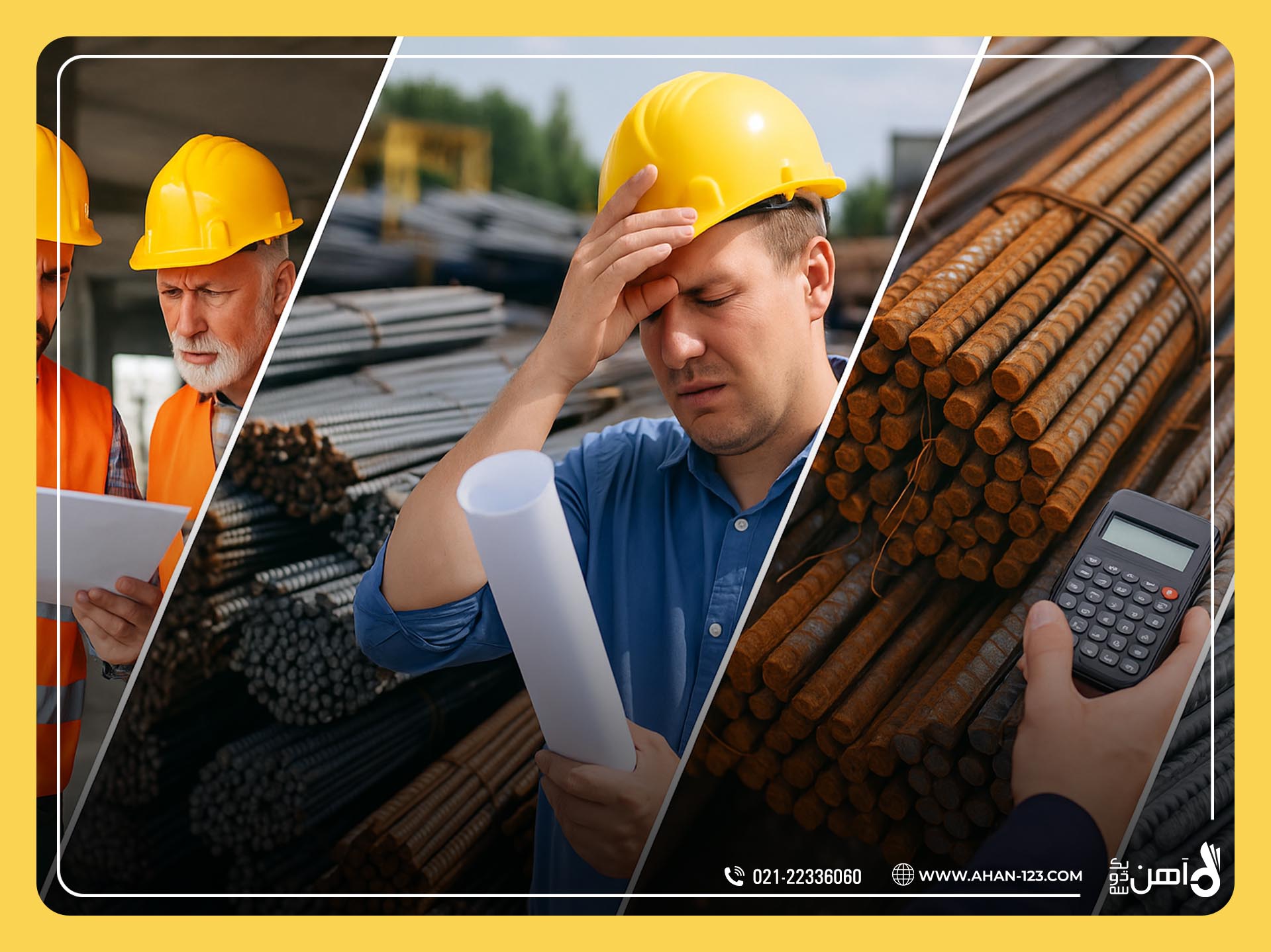 ۵ اشتباه پرهزینه پیمانکاران در خرید میلگرد و راهکارهای جلوگیری از آن