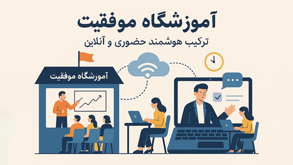 آموزشگاه موفقیت؛ ترکیب هوشمند حضوری و آنلاین - کلاس حضوری بهتر است یا آنلاین؟ مقایسه دقیق در مسیر تیزهوشان