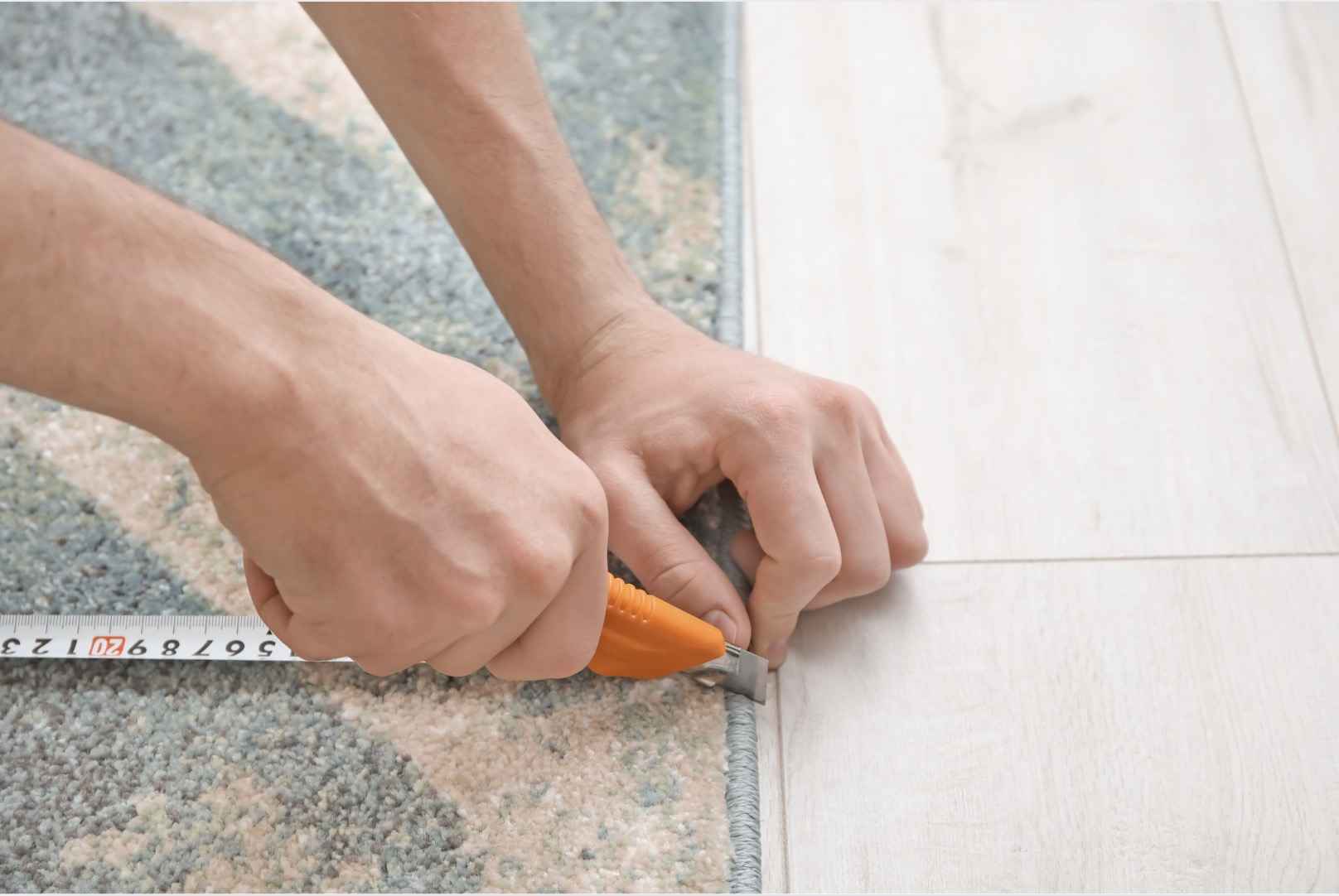 مراحل اندازه‌گیری محیط برای نصب موکت