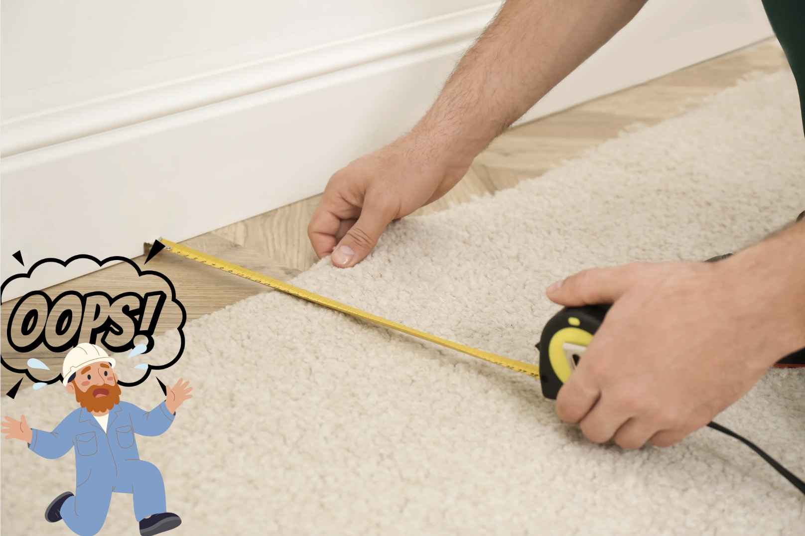 اشتباهات رایج در اندازه‌گیری موکت