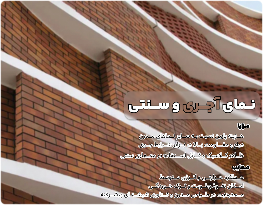 نماهای ساختمانی و تاثیر آن ها بر مصرف انرژی 2 انواع نماهای ساختمانی و تأثیر آن ها بر انرژی