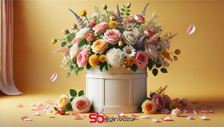 سفارش گل از نزدیک ترین گل فروشی با ارسال 3 ساعته در تهران solinbazar.com