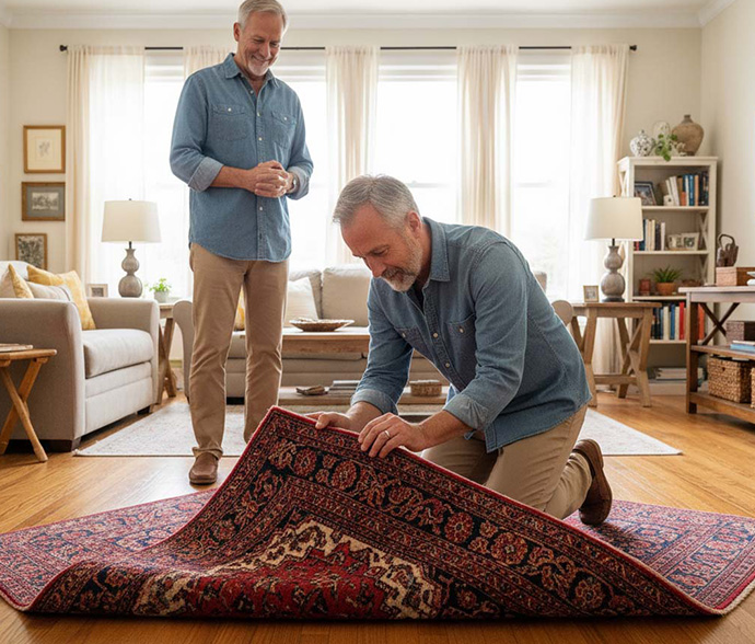 سمساری برای خرید فرش دست دوم