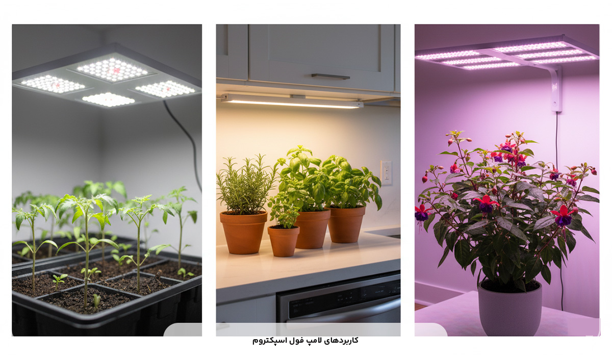 کاربردهای لامپ فول اسپکتروم