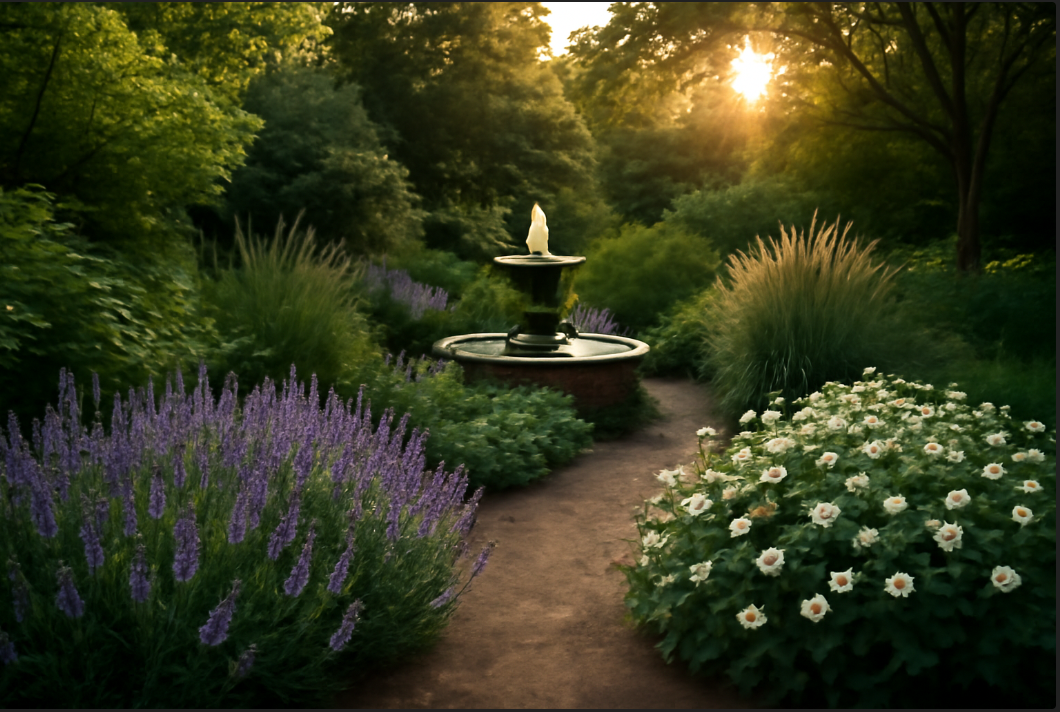 نحوه استفاده از باغ درمانی برای مدیتیشن روزانه