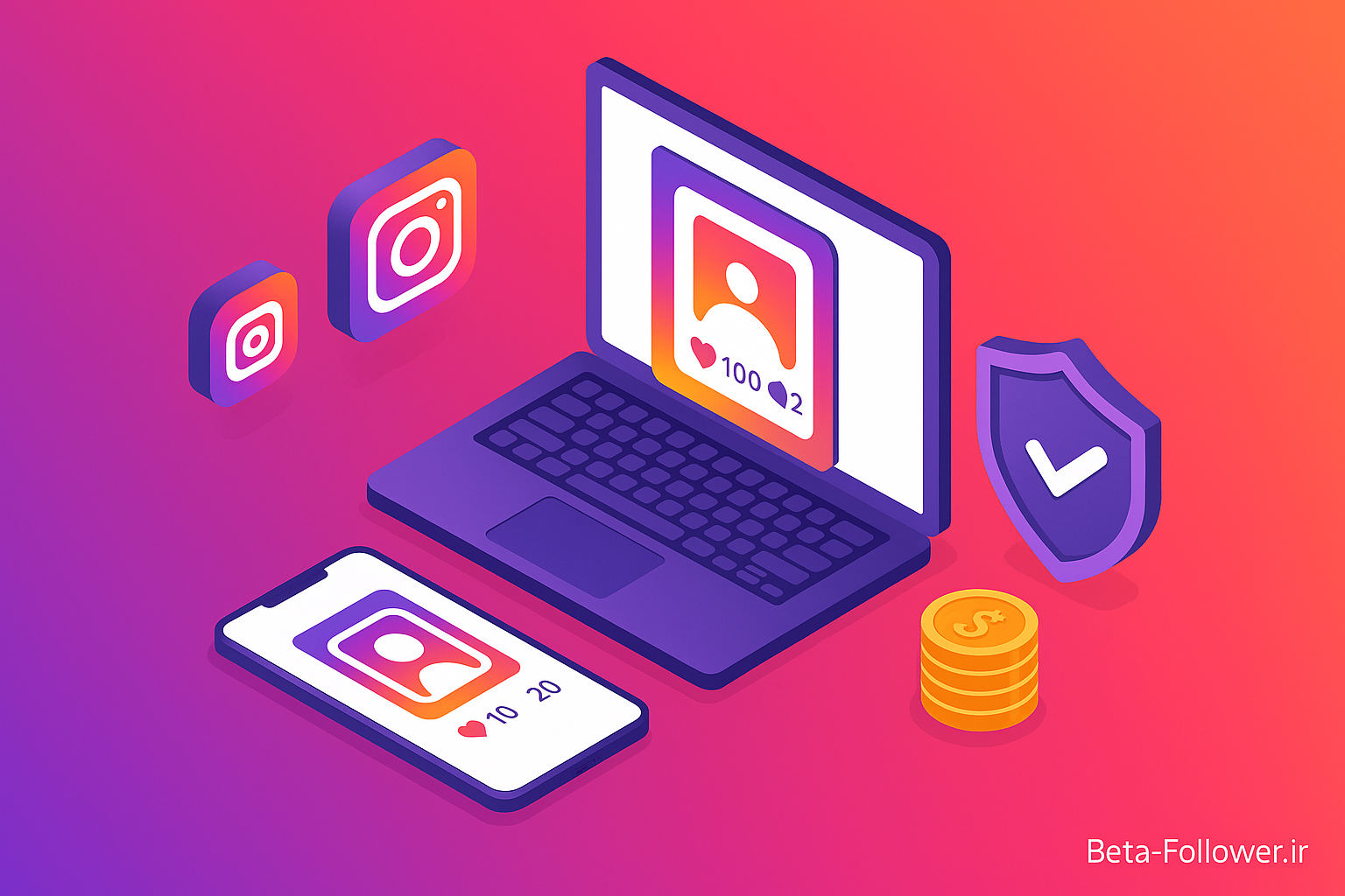 خدمات اینستاگرامی بتا فالوور 