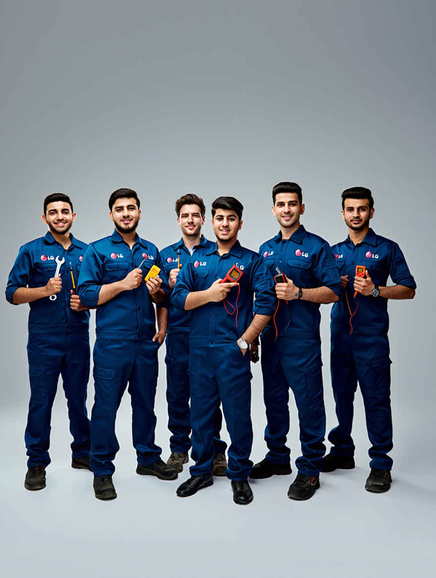 تصویر تیم نمایندگی ال جی در مشهد