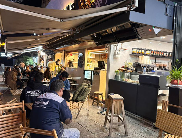 هیتر تابشی رستورانی