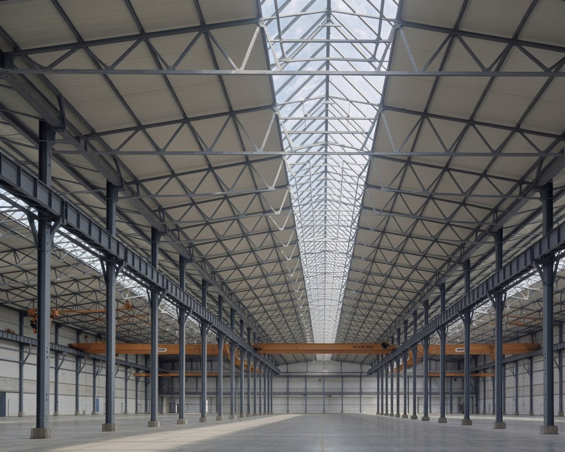 ستون در فضای مرده سوله ها