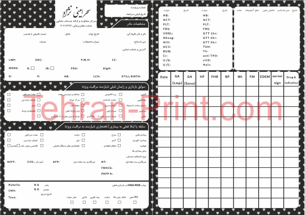 مدیریت حرفهای مطبها و کلینیکها با استفاده از اسناد چاپی استاندارد