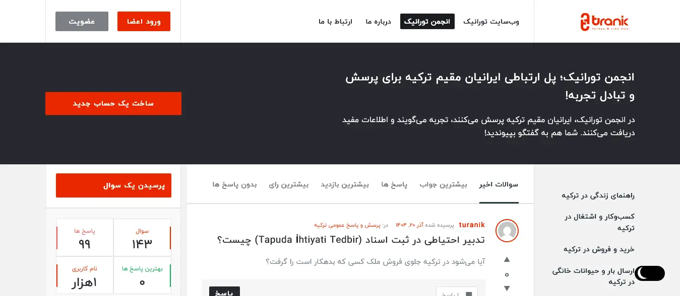 انجمن تورانیک