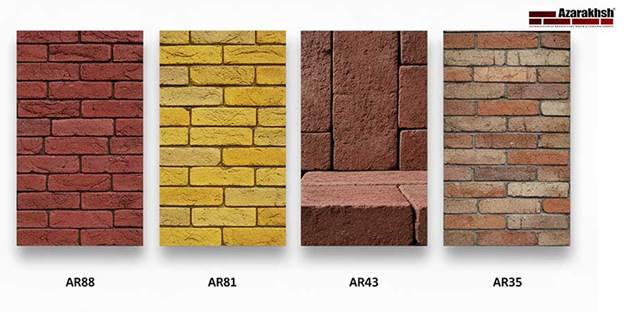 آجر نما نسوز رستیک آمریکایی