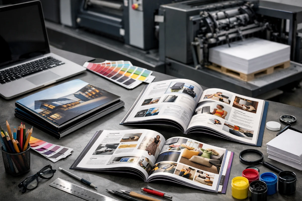 چاپ کاتالوگ تعداد کم