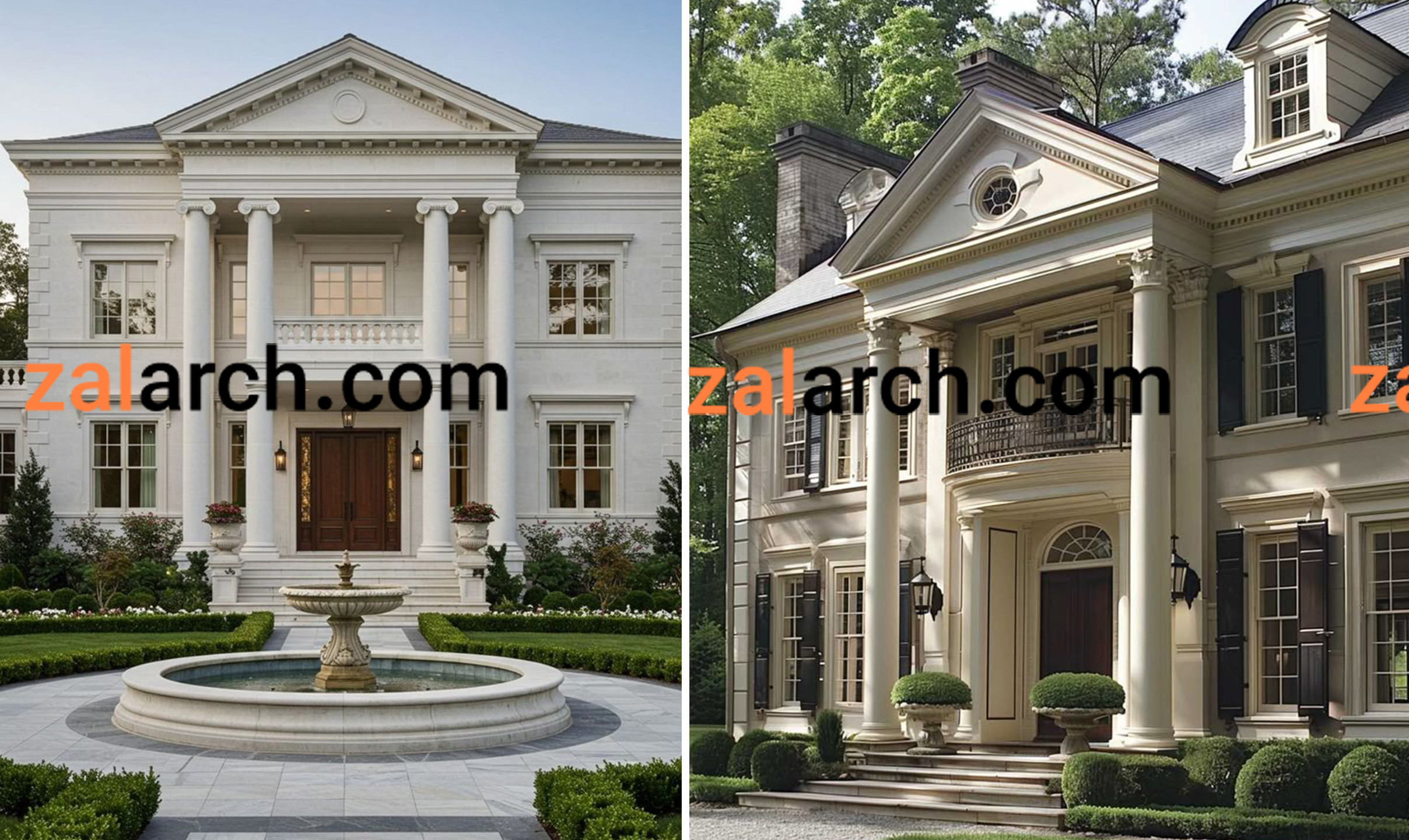 طراحی نما رومی ویلایی