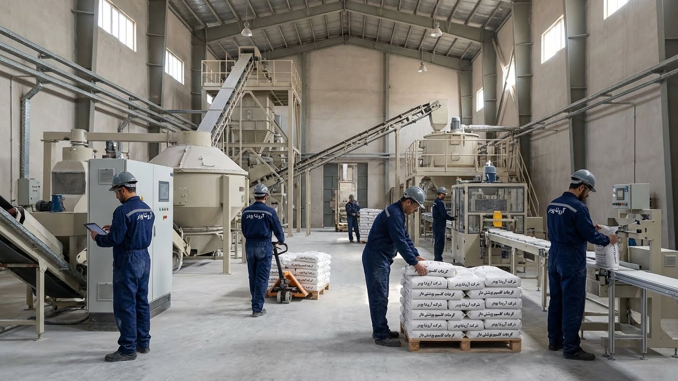 تولیدکننده کربنات کلسیم پوششدار