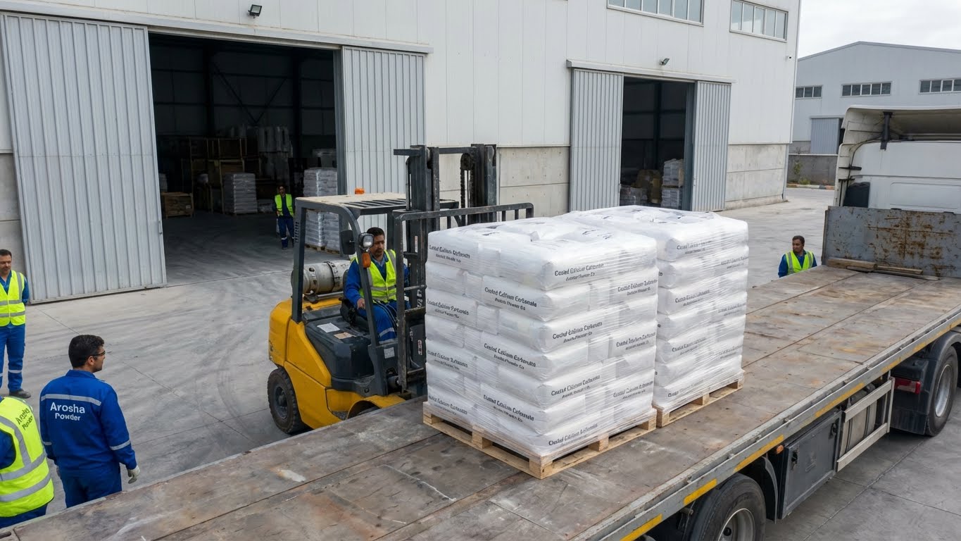 کارخانه تولید کربنات کلسیم پوشش دار