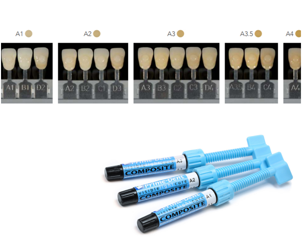 رنگ بندی و کاتالوگ کامپوزیت توکویاما