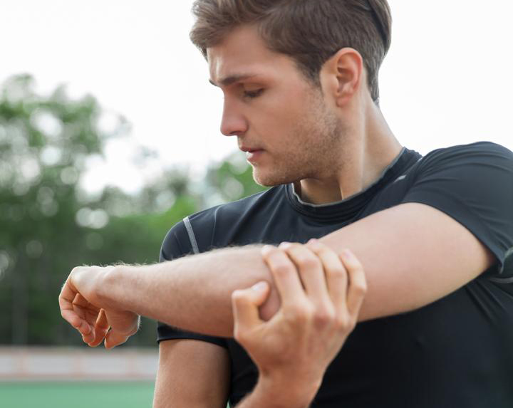 ارزیابی آسیب آرنج تنیس بازان