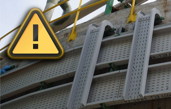 اشتباهات رایج در اجرای سینی کابل برق