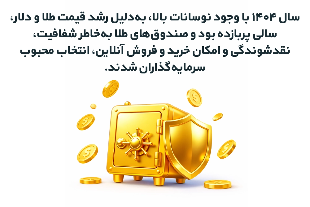 وضعیت صندوق‌های طلا در 1404