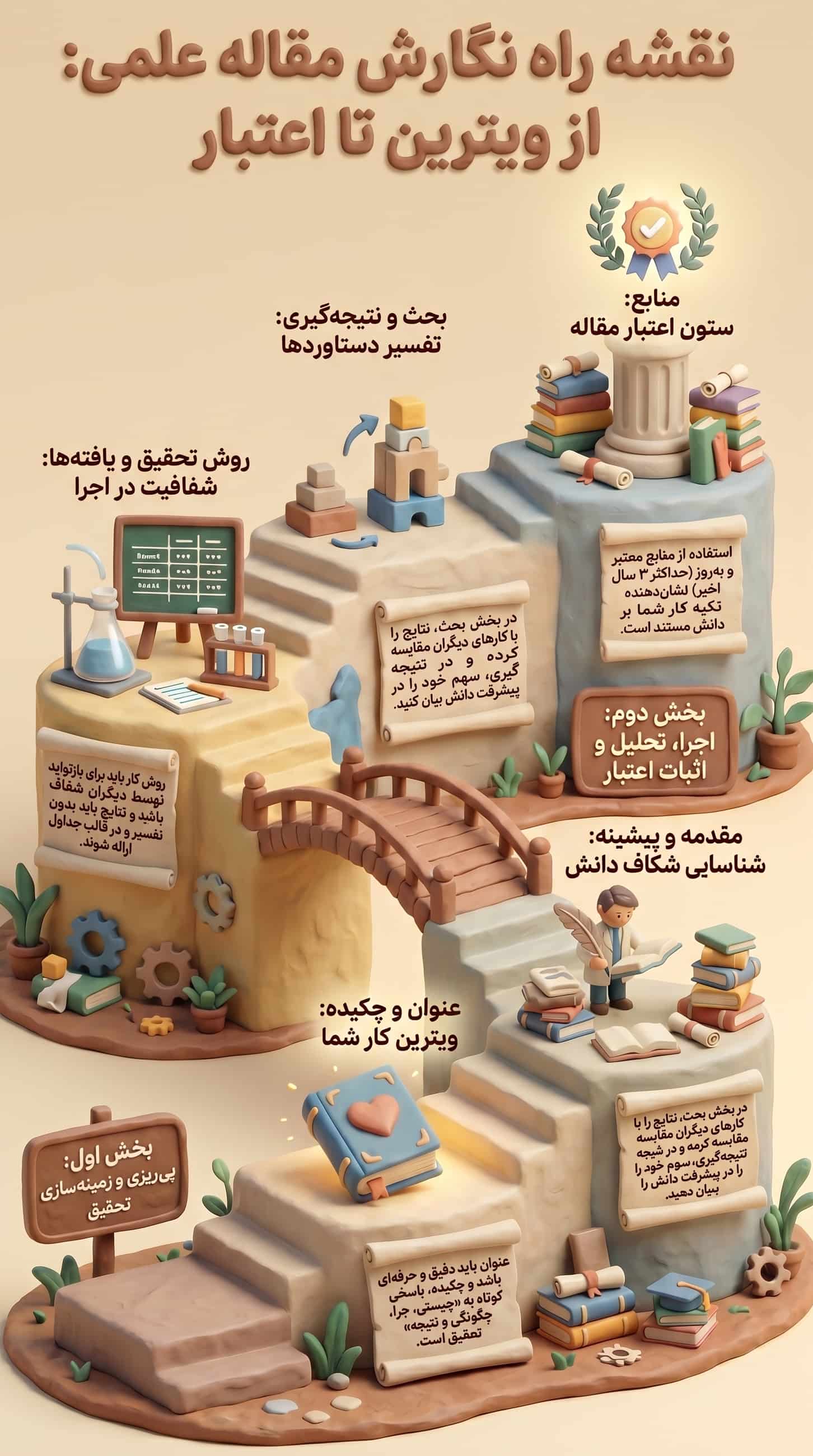 ساختار استاندارد و اجزای مقاله