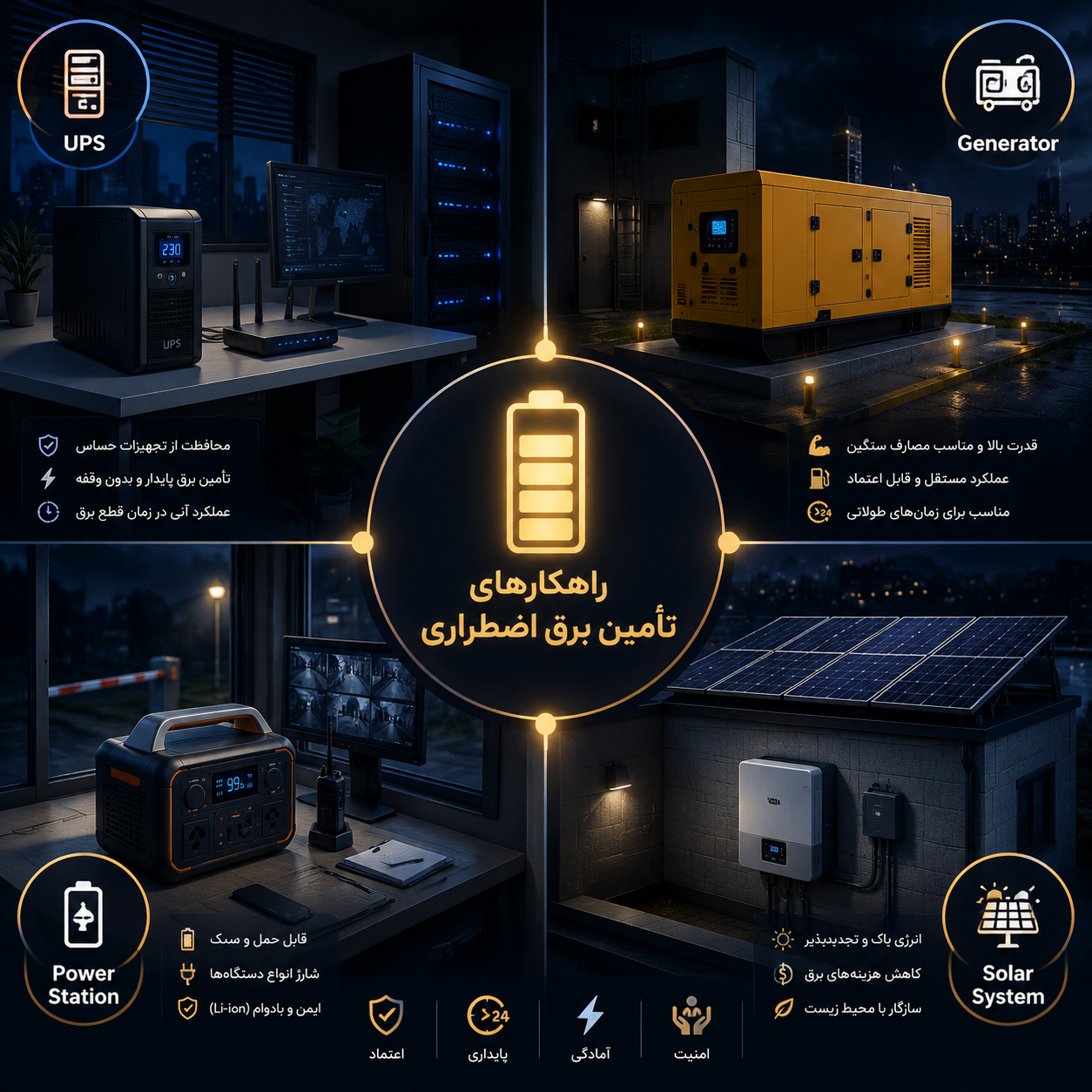 برای قطع برق چه راهکارهایی وجود دارد؟