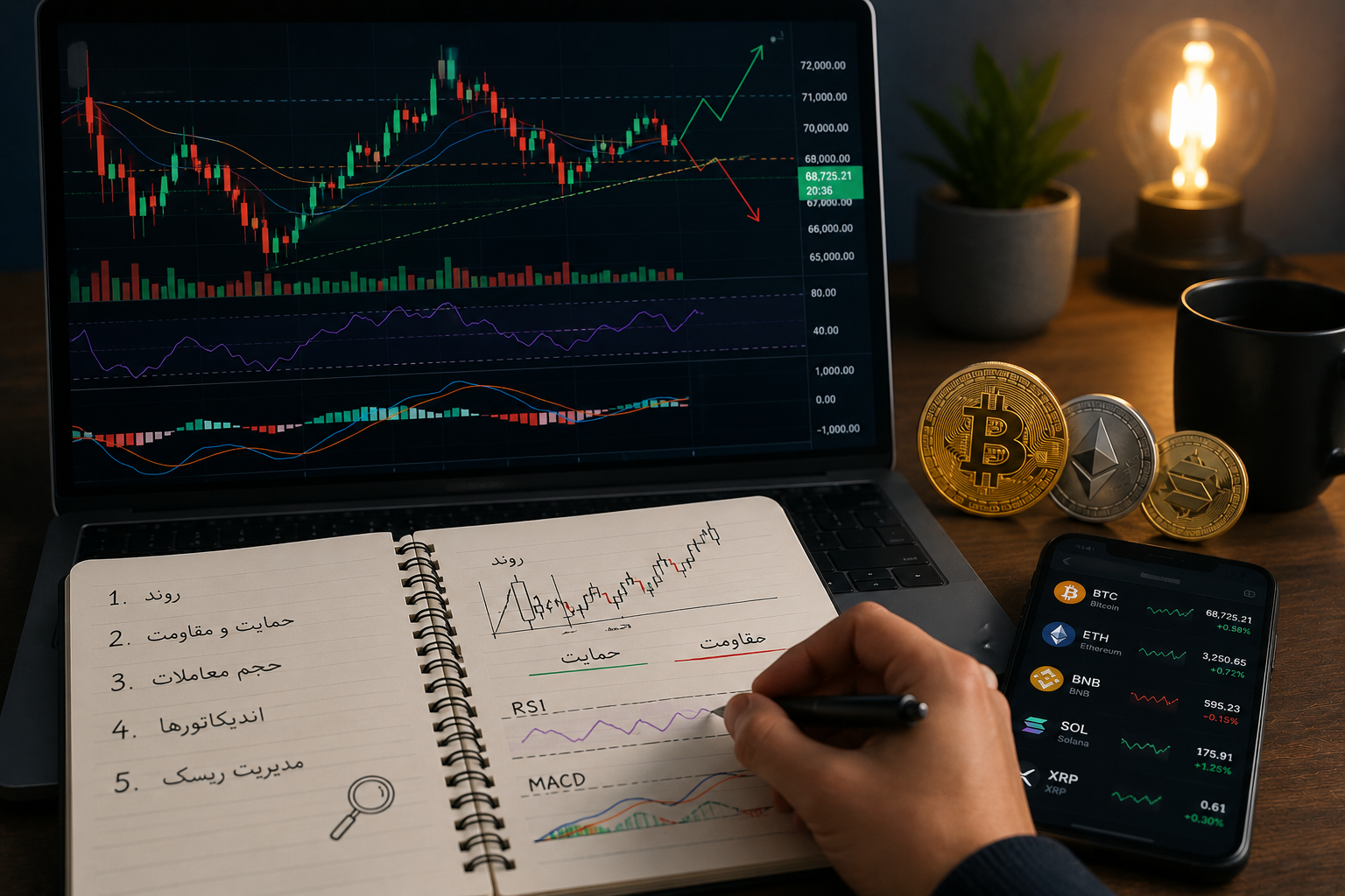 درک رفتار کوتاه‌مدت بازار ارز دیجیتال