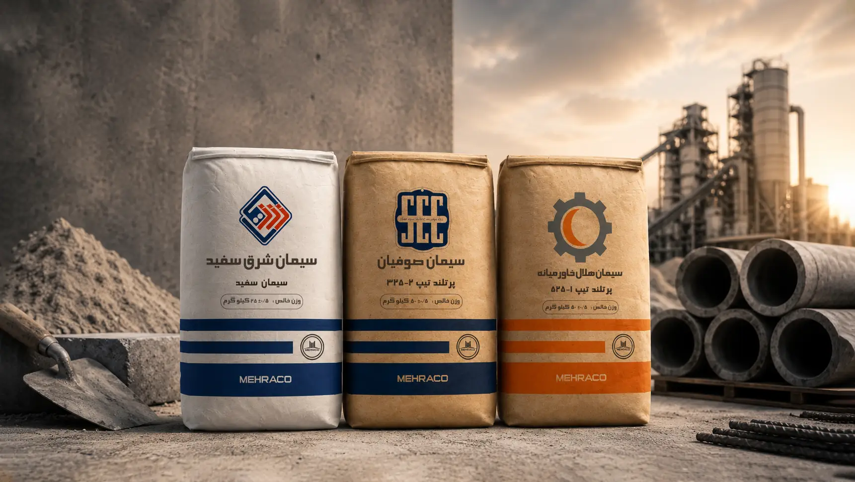 قیمت سیمان پاکتی در مهراکو