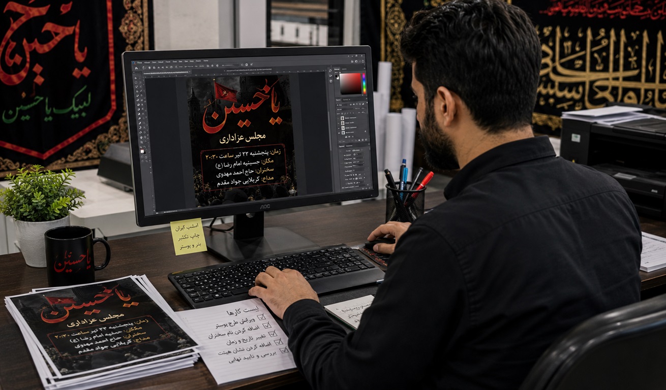 مزایای فایل های لایه باز محرم در طراحی بنر و پوستر محرم و اجرای کمپین های محرم - طرح دات آی آر