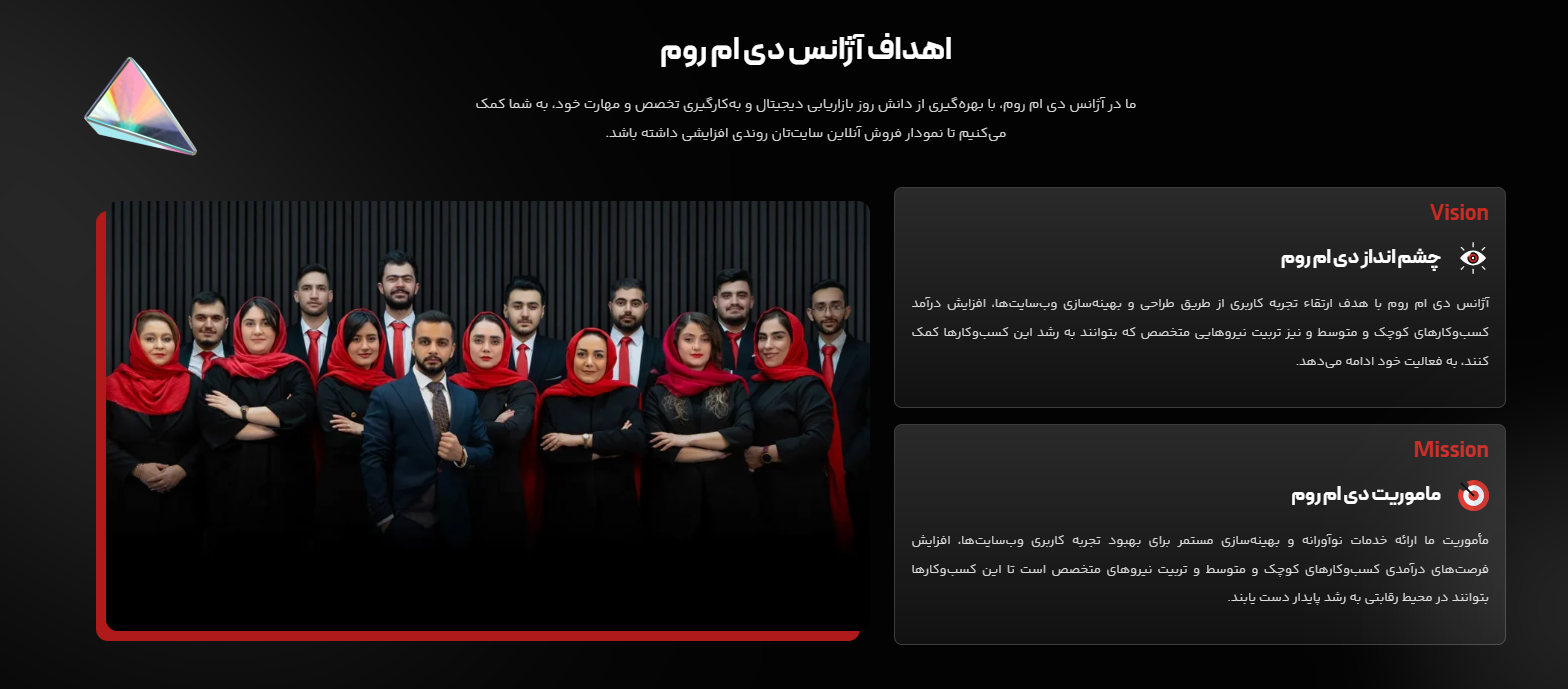 آژانس dmroom؛ ارائه رویکرد سئو با هوش مصنوعی 