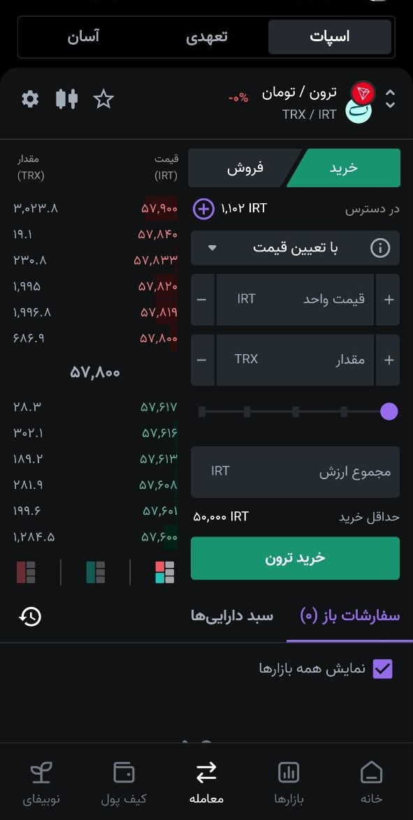 خرید ترون نوبیتکس