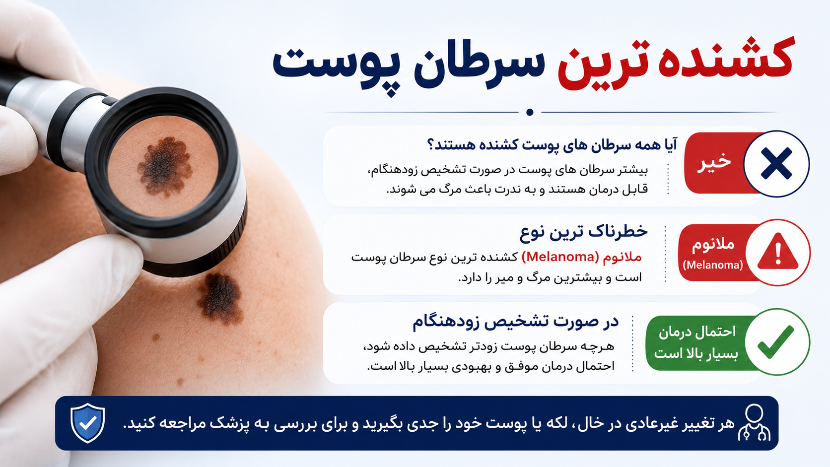 کشنده ترین سرطان پوست