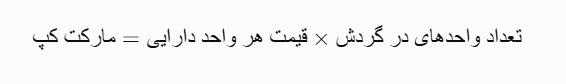 فرمول مارکت کپ