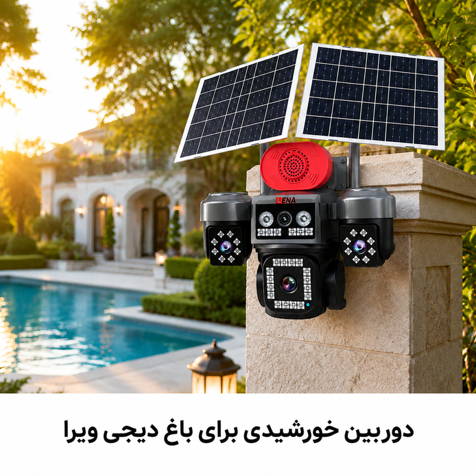 دوربین خورشیدی برای باغ