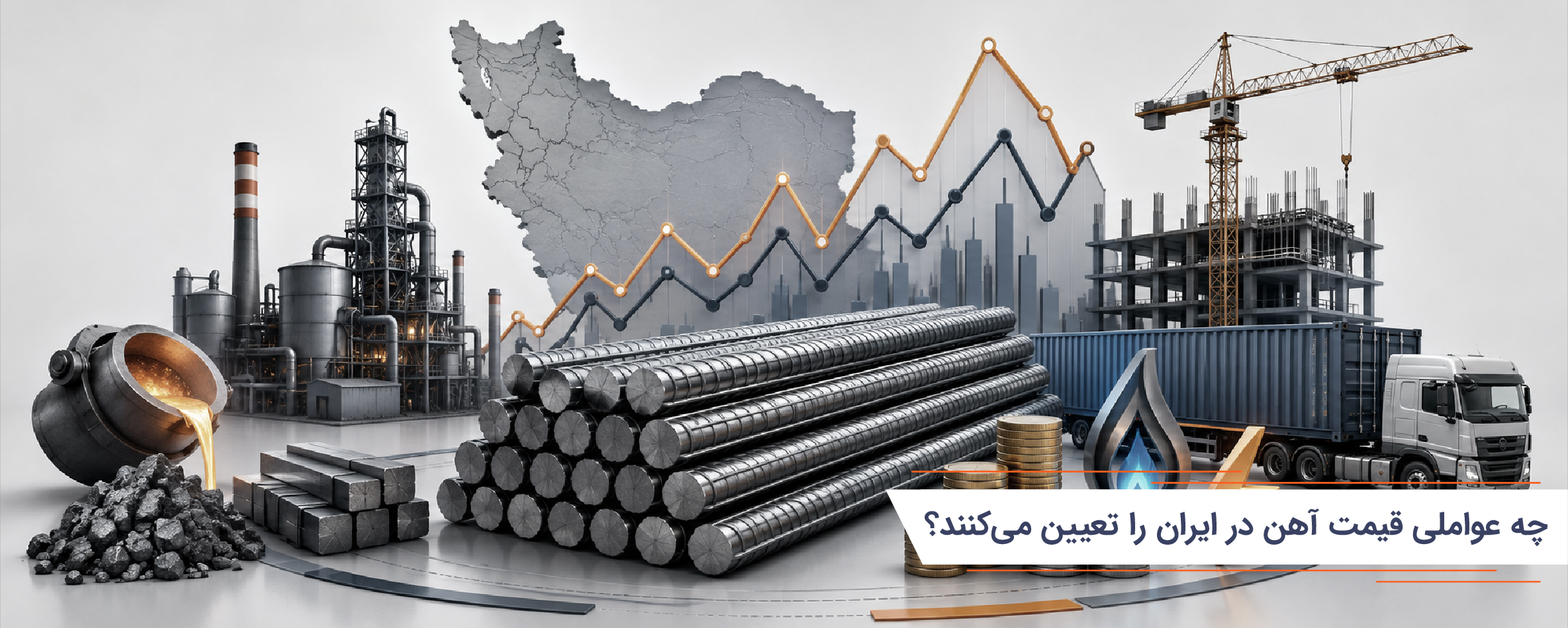 چه عواملی قیمت آهن در ایران را تعیین میکنند؟