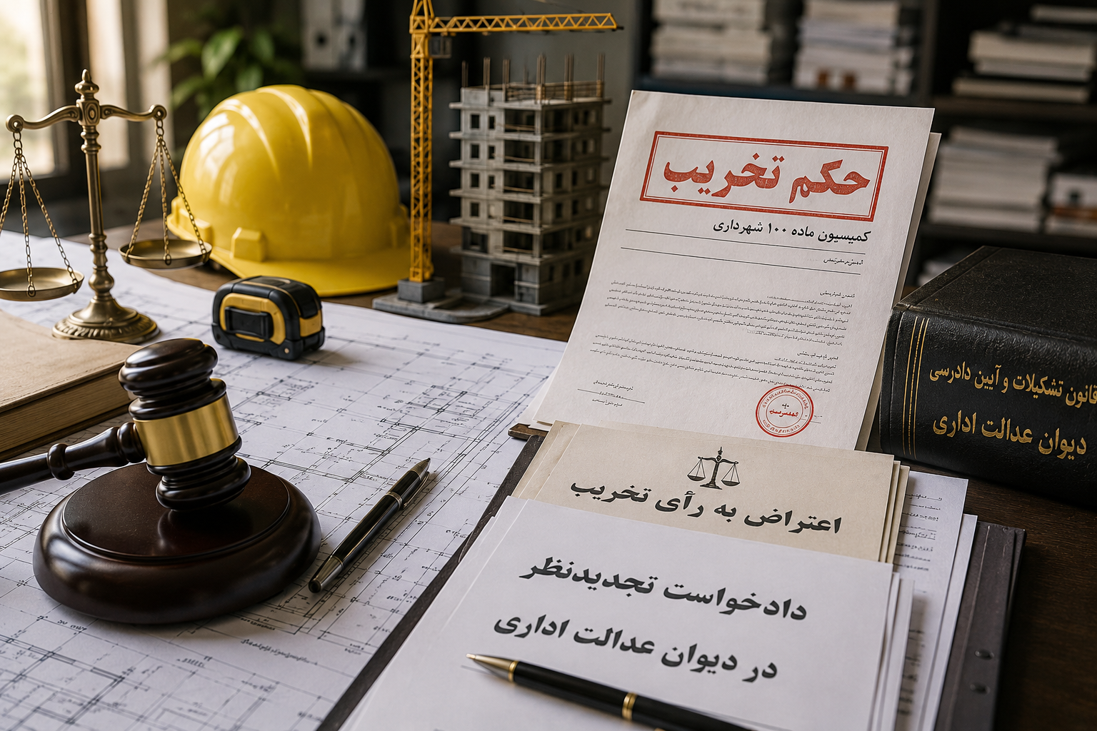 کارشناس رسمی دادگستری اصول سه گانه کرج - تخریب ماده 100 کرج