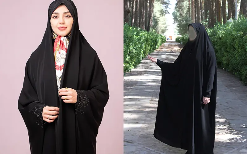 چادر دانشجویی مشکی