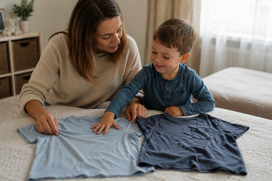 دلایل اصرار کودک به پوشیدن یک لباس