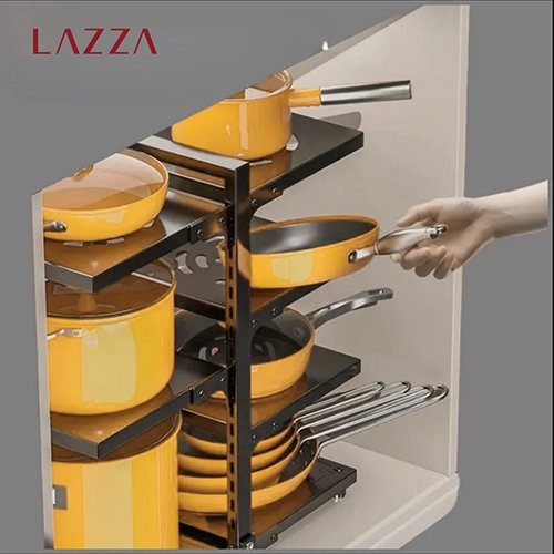 چگونه فضای کابینتهای کوچک را برای قابلمهها دو برابر کنیم؟ چگونه فضای کابینتهای کوچک را برای قابلمهها دو برابر کنیم؟