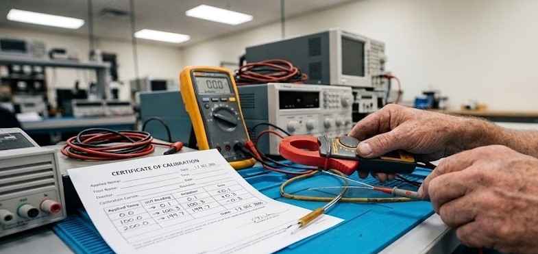 بررسی خطای مجاز و تست کالیبراسیون مغزی ترموکوپل تایپ K کلاس یک طبق استاندارد IEC 60584-1