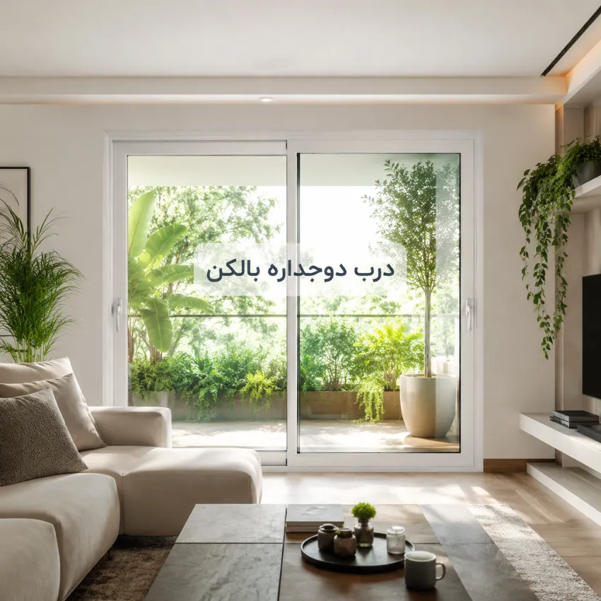 درب دوجداره بالکن
