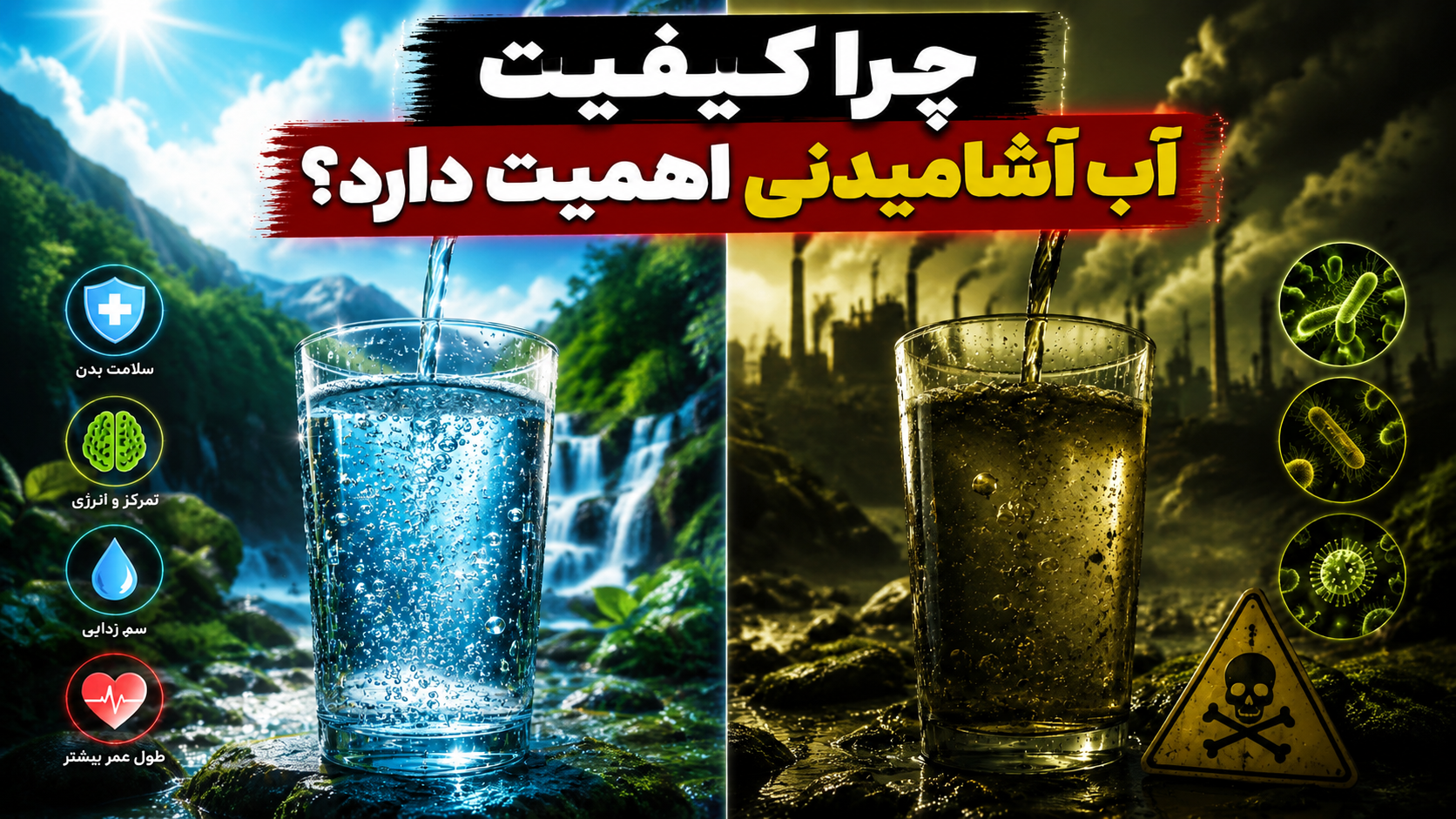 چرا کیفیت آب آشامیدنی اهمیت دارد؟