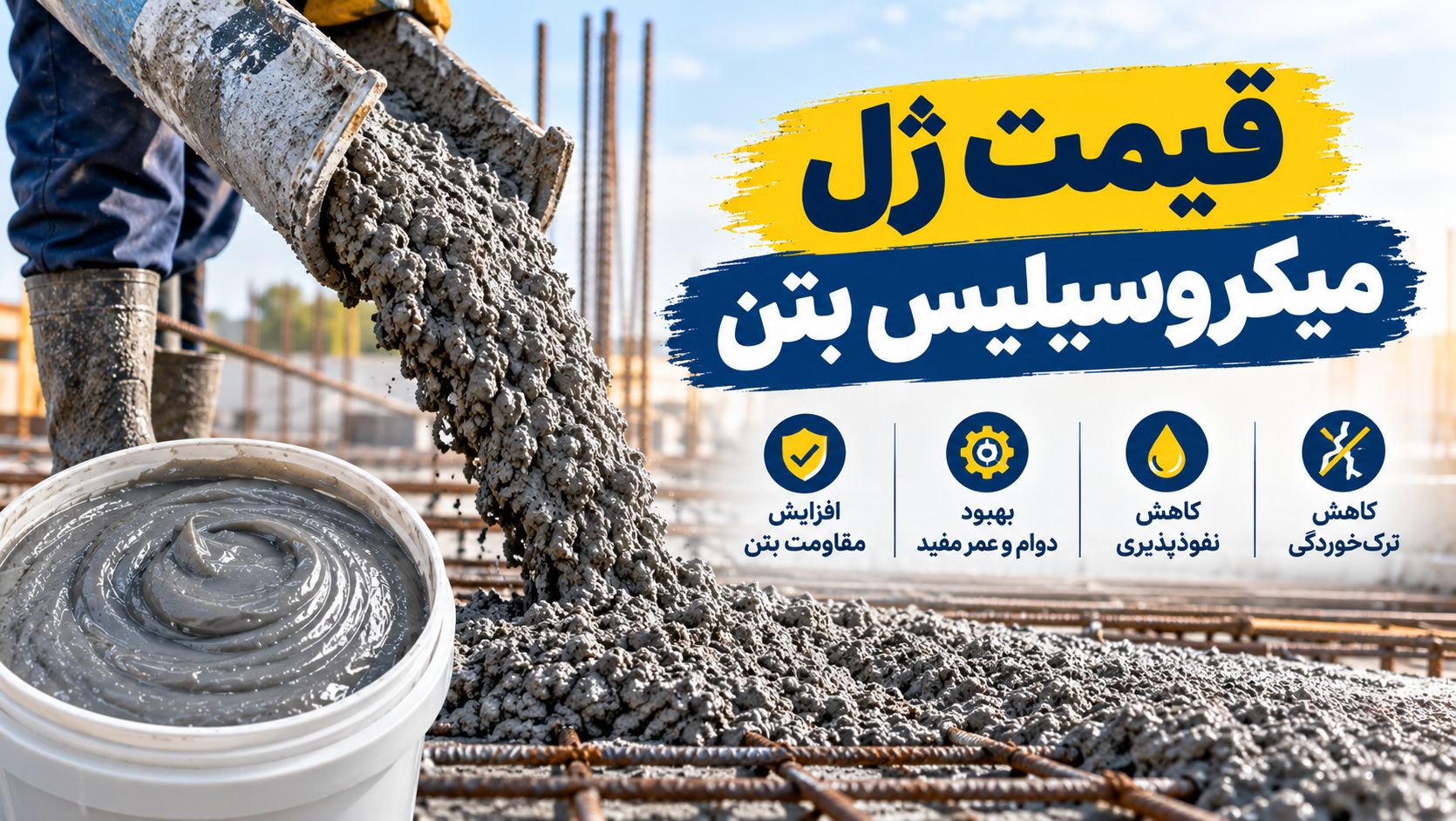 قیمت ژل میکروسیلیس بتن