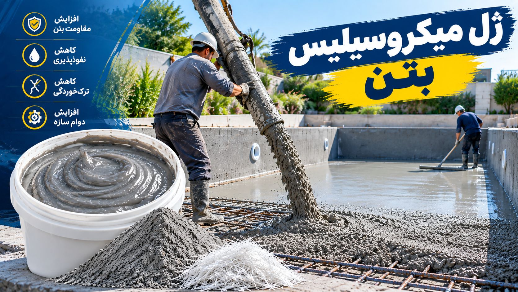 ژل میکروسیلیس بتن