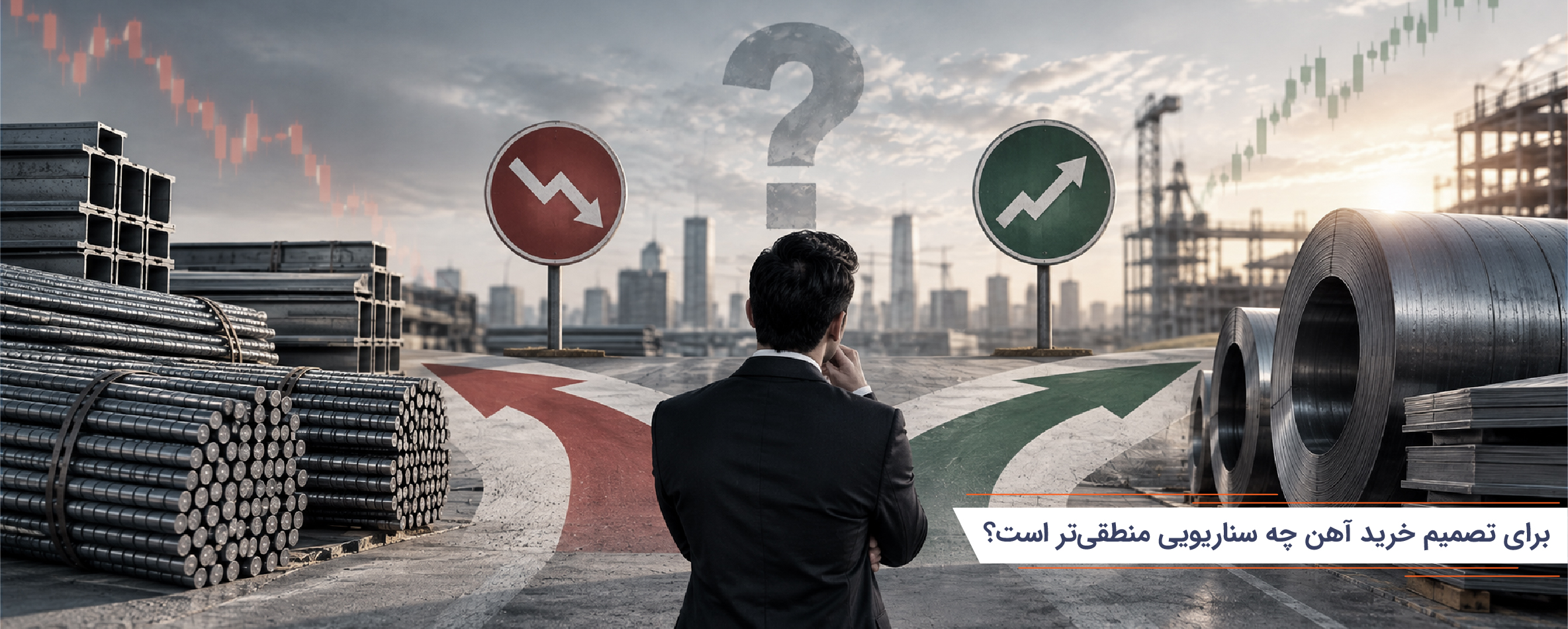 برای تصمیم خرید آهن چه سناریویی منطقیتر است؟