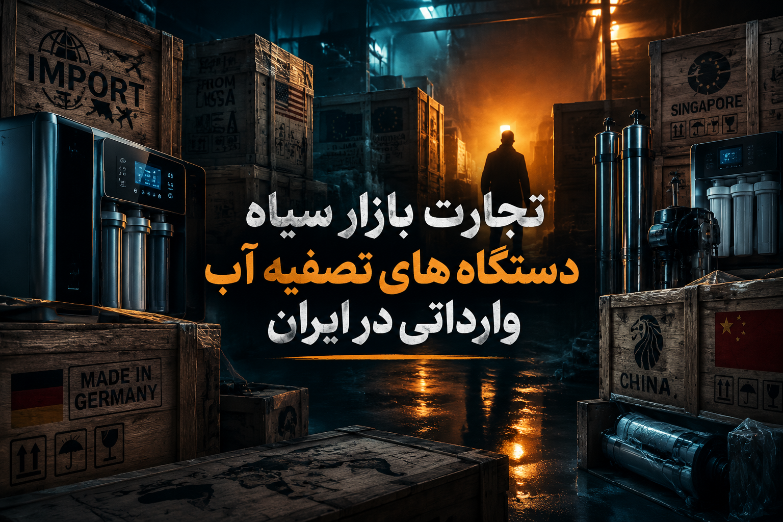 تجارت بازار سیاه دستگاه های تصفیه آب وارداتی در ایران