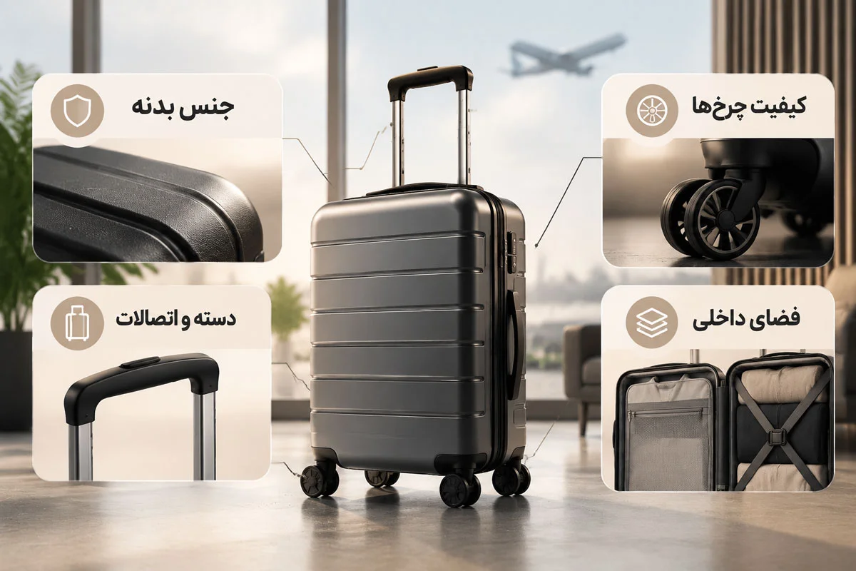 هنگام خرید چمدان اورجینال به چه نکاتی توجه کنیم