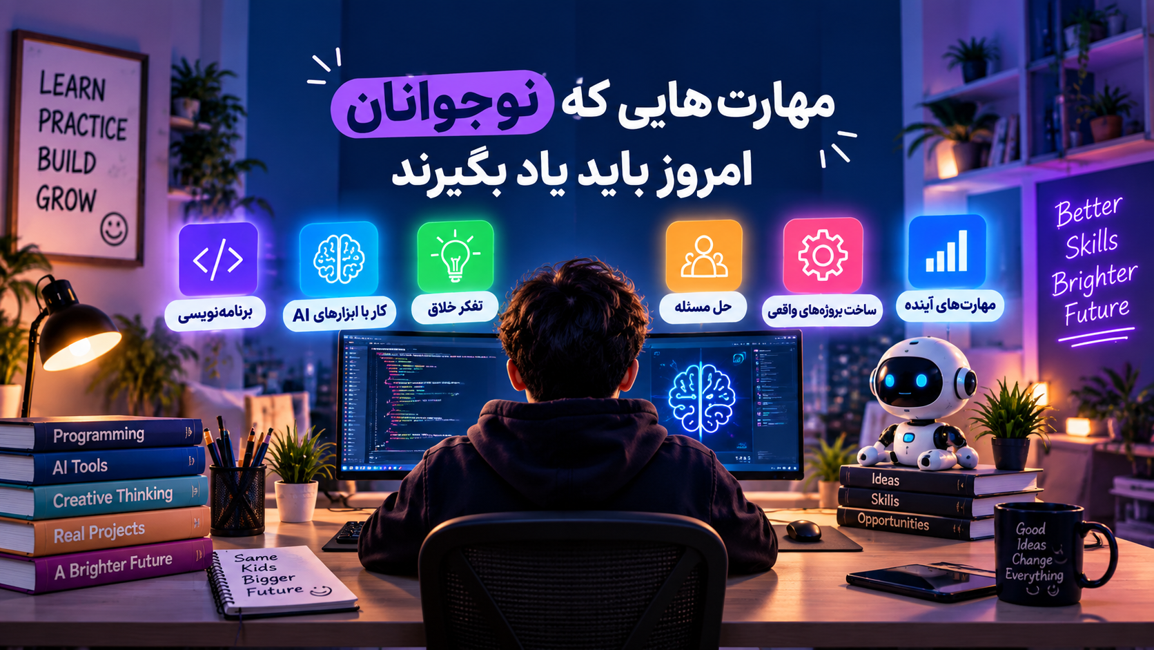 نوجوان امروز چه مهارت‌هایی باید یاد بگیرد؟